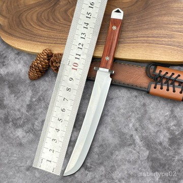 廠家直銷一體龍骨野外求生刀水果 切菜戶外砍柴野營刀登山釣魚 RW0T