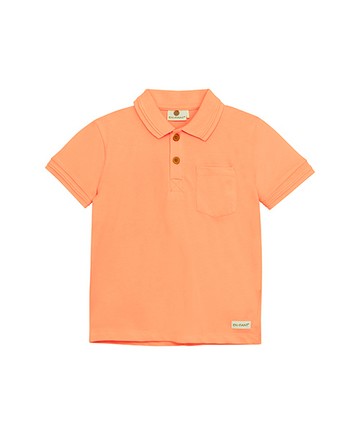 短袖POLO衫(暖橙粉)86cm