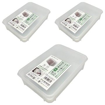 Sanada Seiko 站立式保存盒3件組 D-5187 1.2L  3個  1組