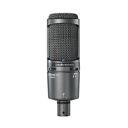 Audio-Technica AT2020USB Plus Condenser Microphone with Pop Filter