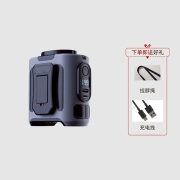 掛腰風扇2025新款便攜電風扇掛脖降溫制冷神器戶外工作充電長續航 m7121