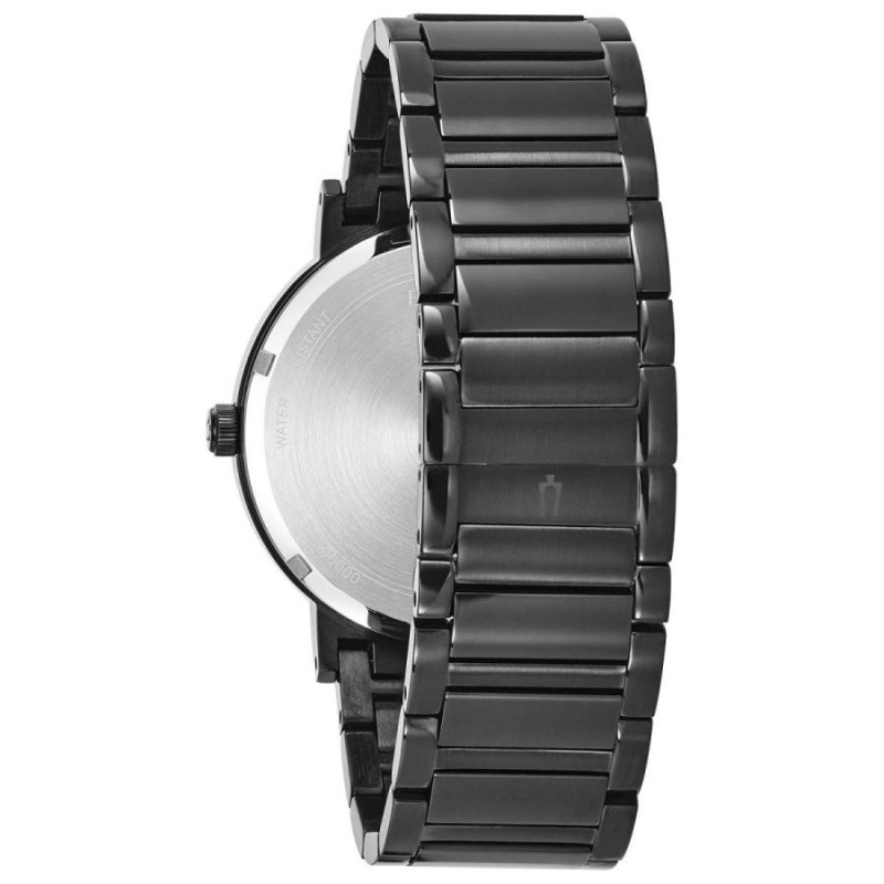 腕時計 ブローバ メンズ 98D144 Bulova Men's Modern Black Ion-Plated ...