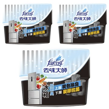 farcent 花仙子 去味大師 冰箱炭消臭 備長炭  150g  3個