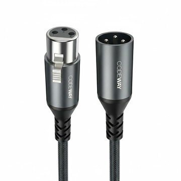CODEWAY XLR 卡農麥克風線 專業音響傳輸線 0.3m  單一商品  1條