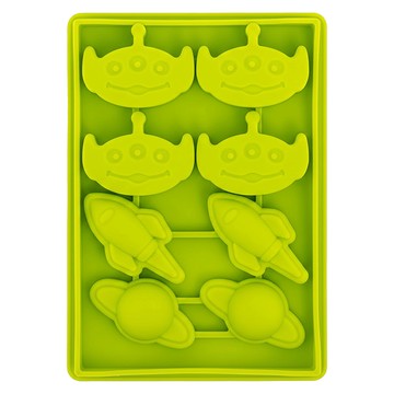 HOUSUXI 舒希 A1 迪士尼玩總製冰盒 20 x 13.7 x 3.1cm 三眼怪 180ml 192g  三眼怪 綠色  1個