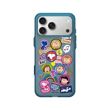 iPhone 17 Pro Max Clear (相機按鈕) 夜幕藍 - 史努比 Snoopy - Sticker-角色集合2