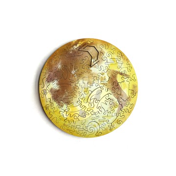 海裡魚70pcs木質拼圖_月球 Moon