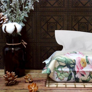 國寶抽紙盒套芍藥