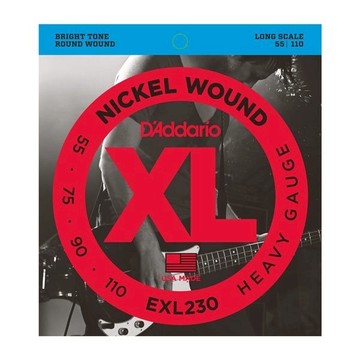 全館免運 D'Addario EXL230 (55-110) 貝斯 Bass 4弦鎳弦套弦【唐尼樂器】