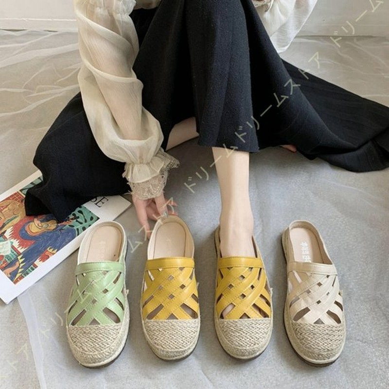 全3色 スニーカー レディース かかとなし スリッポン サボ サンダル フラット おしゃれ かわいい 春 夏 サボ サンダル ラウンドトゥ ミュール スニーカー 通販 Lineポイント最大0 5 Get Lineショッピング