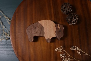 療癒系木偶 x 心癒夥伴 - 美洲野牛