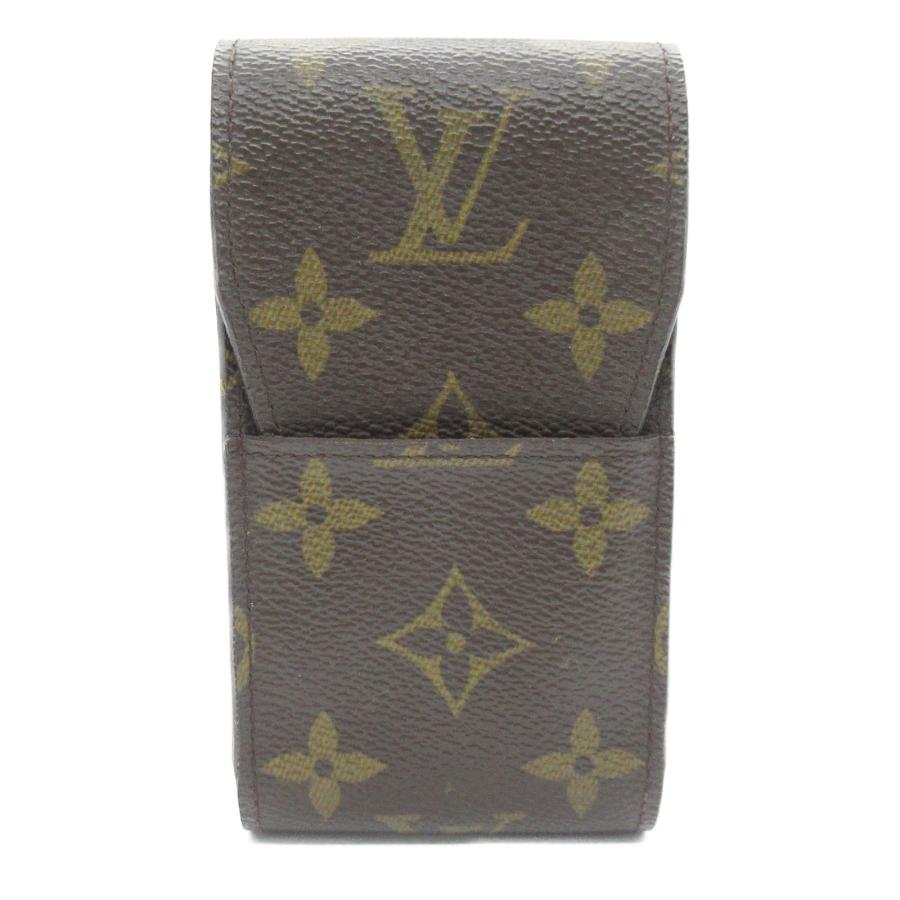 LOUIS VUITTON ルイ・ヴィトン その他ケース エテュイ・シガレット シガレットケース ブラウン系 モノグラム 中古 ユニセックス