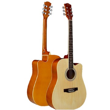 【台灣Jazzy】 24H出貨  41吋 A級雲杉木 單板  木吉他 象牙白條包邊  贈琴袋 全配件