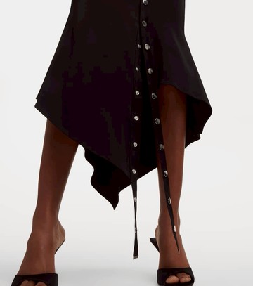 The Attico Asymmetric midi dress