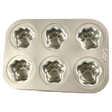 Betty's 焙蒂絲 6連貓爪烤盤 BP7001  265 x 185mm  1個