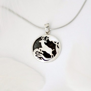 九色鹿 / 925純銀項鍊-給她的禮物