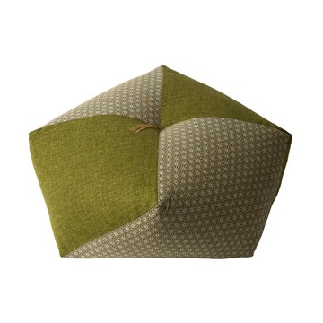 日藝堂 日本製麻葉紋抹茶綠手工蒲團坐墊