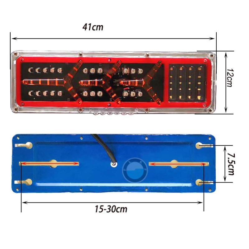 テールライト トラック 自動車 led 24v 2個 リア トレーラー 警告灯