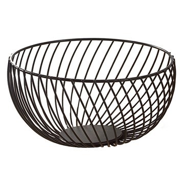 好物良品 經典圓盆 金屬烤漆  25 × 14.5cm  黑色  1個