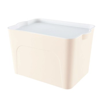 Style (4入組)大號2入+大號加高2入-居家多功能收納箱(附蓋)/置物箱/整理箱/衣物收納
