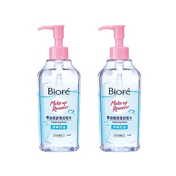 Biore 蜜妮 零油感舒柔卸妝水_ 淨爽控油型(300ml)x2入組(含贈)