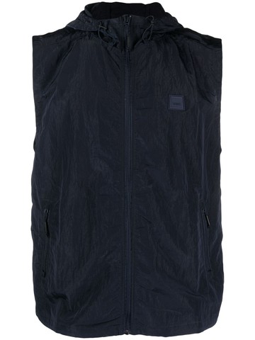 Rains - hodded lightweigth gilet - men - Nylon - S - Blue