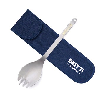 純鈦叉匙 鈦叉匙 環保餐具 防滑落設計