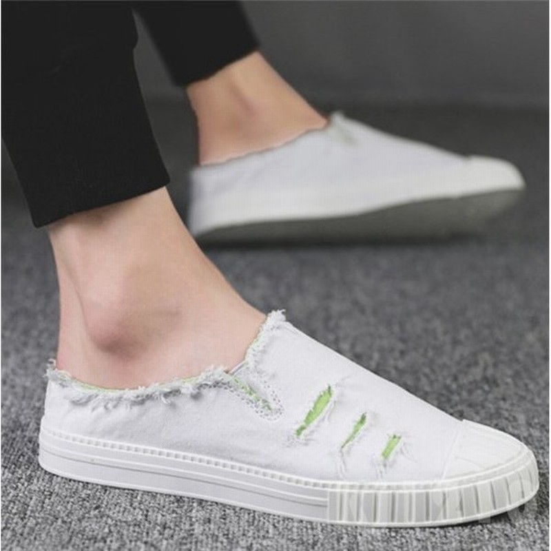 ミュールかかとなしメンズカジュアル紳士靴スニーカーサンダルアウトドア滑り止め夏物夏個性的かっこいい 通販 Lineポイント最大get Lineショッピング