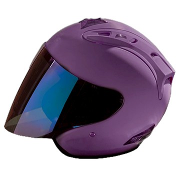 WRF 沃狼 A6 素色 香芋紫 R帽 內襯全可拆 透氣 抗UV40+ 快速插扣 安全帽  半罩