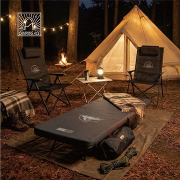 Camping Ace 野樂-黑森戰術大壩充氣行軍床 露營床 充氣床 ARC-903NB 野營床