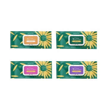 天然密碼 銀離子寵物濕紙巾 蘆薈/薰衣草/爽身粉/無香 (100抽/包)