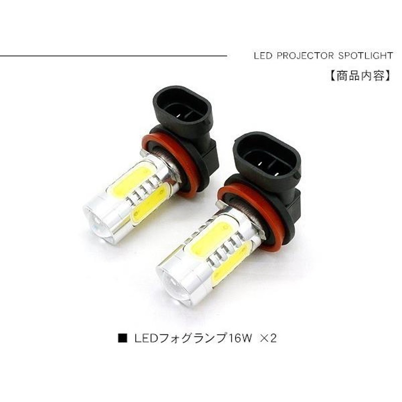 ホンダ シャトル LED フォグランプ H8/H11/H16 LEDフォグバルブ フォグライト 超高性能LEDライト カスタム GP7/8 GK8/9  電装パーツ | LINEショッピング