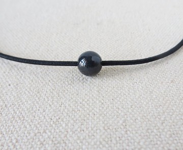 本命年【幸運石】烏雞翡翠彈力繩手鍊TSB01*招財、開運、防小人