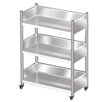 【臺灣公司 可打統編】免運 置物架 不鏽鋼置物架 加厚不銹鋼圍擋置物架落地家用收納架可移動廚房烤箱微波爐架子 可開發票 全館五折 工廠現貨直銷 新品特價 z10074