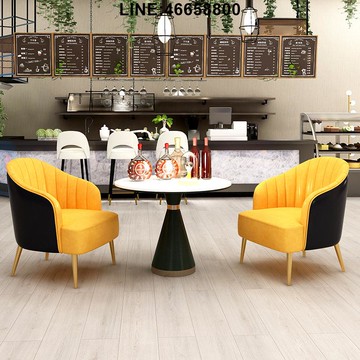 免運 速發 附發票 洽談桌椅 辦公桌椅 接待桌椅 桌椅組合 商用桌椅 美容室桌椅 等待室桌椅 輕奢單人沙發椅民宿酒店靠背休閑椅美容院會所售樓處接待洽談沙發