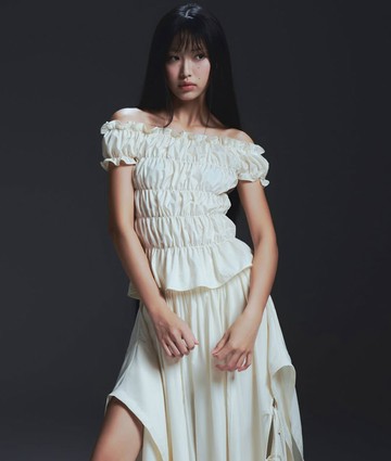 BUNNYHILL BH0014 DEWSEY TOP 蝴蝶結 露背上衣 (象牙白色)