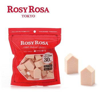 Rosy Rosa 粉底液粉撲五角型/30入