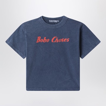 Bobo Choses washed-effect blue T-shirt