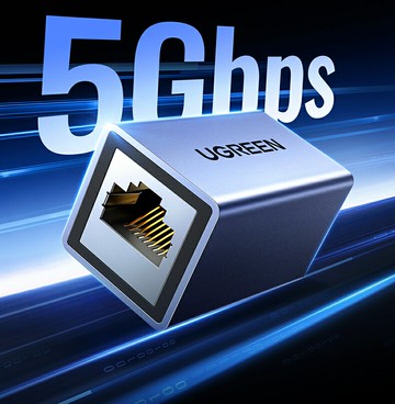 優品綠聯網線對接頭延長連接器加長千兆網絡快速直通rj45水晶頭轉接口