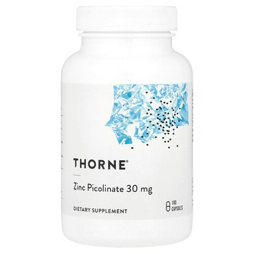 Thorne, 雙倍強度吡啶甲酸鋅，180粒素食膠囊