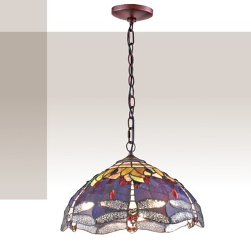 手工蒂凡內玻璃造型吊燈 F37-21-93295