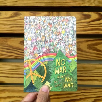 A6筆記本｜兔子音樂祭No War