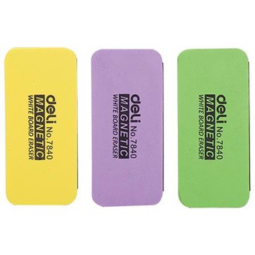 得力Deli白板擦/E7840/110x50x30mm/混色出貨 X 3個入