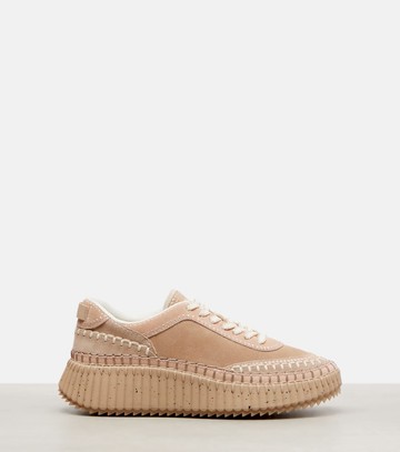 Chloé Nama suede platform sneakers