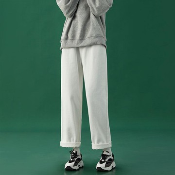 春秋季新款牛仔褲女直筒寬松闊腿潮ins韓版顯瘦百搭洋氣bf長褲子