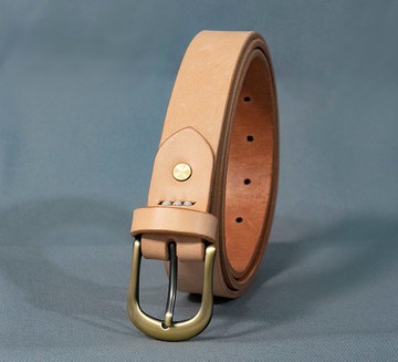 義大利植鞣牛革 男士皮帶 缺皮CHAPI 送爸爸 送男友 禮物 送女友