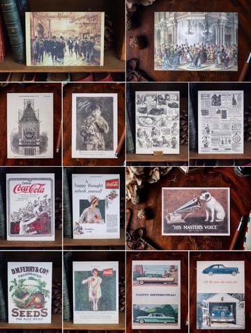 全套13張 經典款復刻版明信片