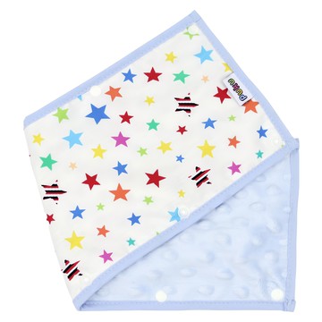 PUKU 藍色企鵝 樂豆推車扶手保護套 棉質吸水力佳 按扣設計無銳角更安全 可水洗清潔  星星 水  1個