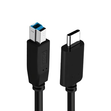 Type-c to USB3.0B 印表機B口傳輸線 1M 尼龍+鋁合金材質 5Gbps高速傳輸  1條
