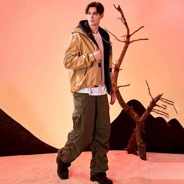 【MAJOR MADE】登峰時髦皺皺工裝寬褲